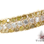 Yellow Gold Round Cut Prong Diamond Ring Set 24825 - Image 9