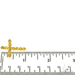 Yellow Round Cut Sapphire Cross 67204 - Image 6