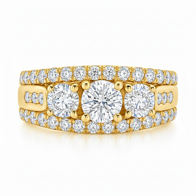 White Gold Wedding Ring 5613