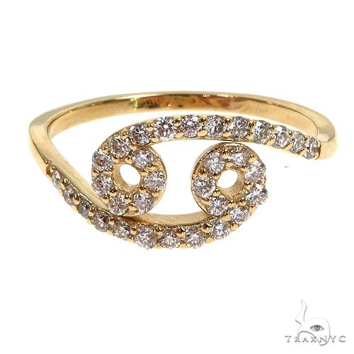 Zodiac Sign Diamond Ring 69717 - Image 1
