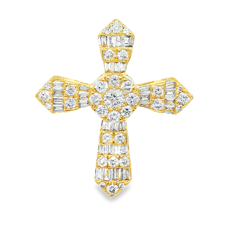 Baguette Diamond Cross 68629