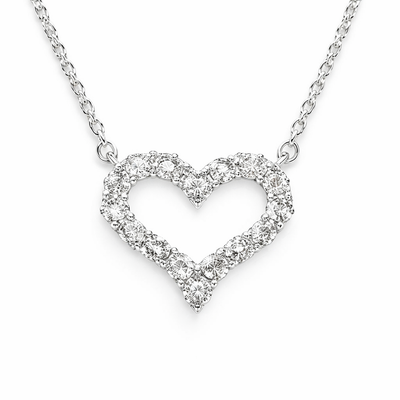 Heart Diamond Necklace 40937