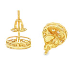 Classic Round Cluster Diamond Earrings 71121