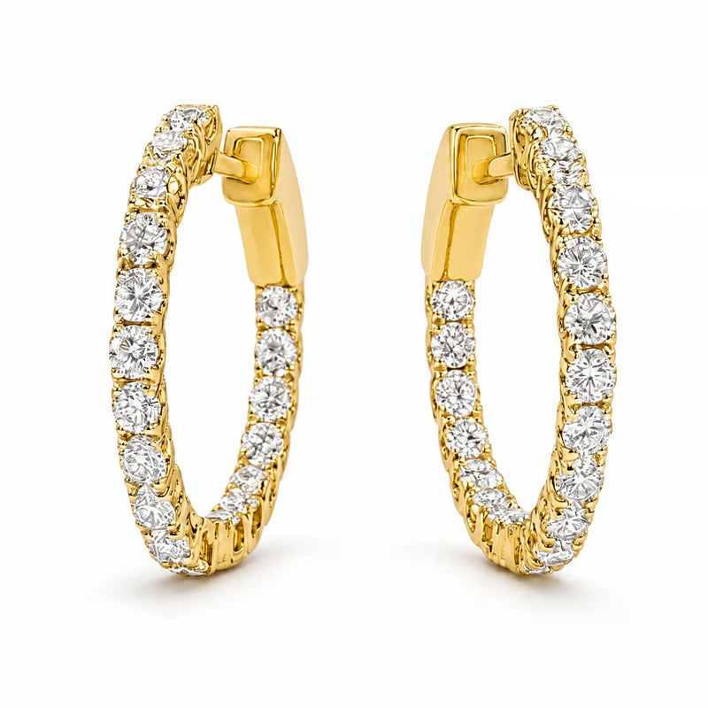 Halo Luxe Inside-Out Hoops Earrings 71520