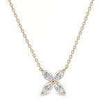 Marquise Diamond Blossom Necklace 71513