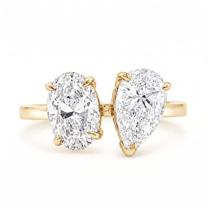 Eclipse Pear & Oval Ring 71515