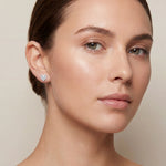 Heart Shape Diamond Stud Earrings 71321