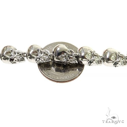 Skull Links Silver Chain 68894 – TraxNYC