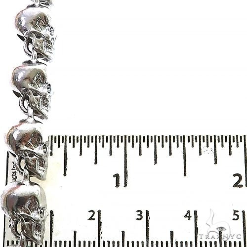 Skull Links Silver Chain 68894