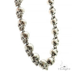 Skull Links Silver Chain 68894