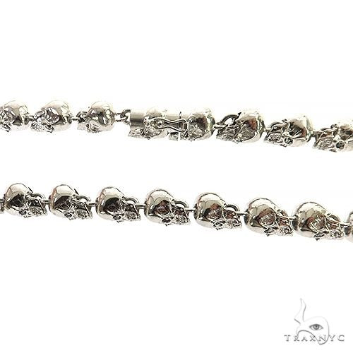 Skull Links Silver Chain 68894