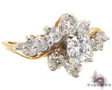 YG Flower Bouquet Ring 16092