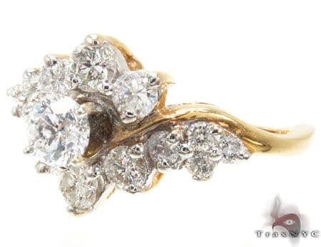 YG Flower Bouquet Ring 16092