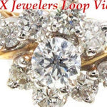 YG Flower Bouquet Ring 16092