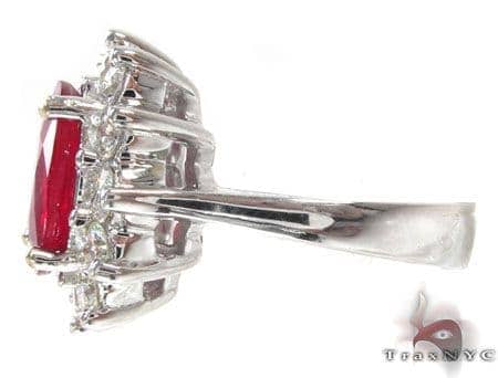 Ruby Flower Ring 5 16917