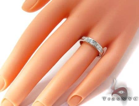 Marvelous Gold Diamond Wedding Band, view 8