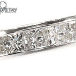 Invisible Diamond Wedding Ring 27255