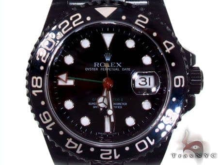 Rolex GMT Master II Black DLC/PVD 16710 32830 - Image 1