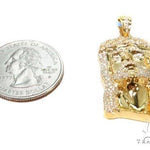 Prong Diamond Jesus Pendant 37119