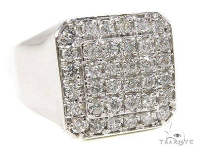 TraxNYC Heavy 14k White Gold Ring 6200