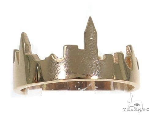 NYC Skyline Gold Ring 45347