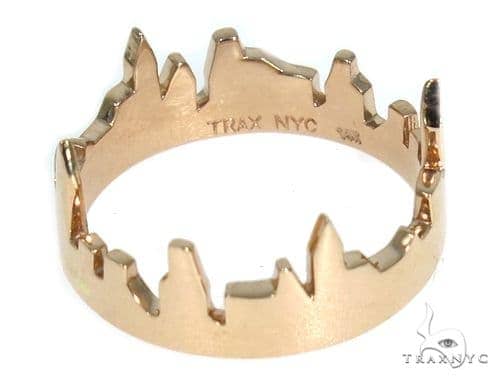 NYC Skyline Gold Ring 45347
