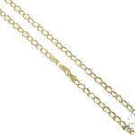 Mens 14k Solid Yellow Gold Cuban/curb Chain 20 Inches 5.4mm   47105 - Image 1