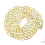 Mens 14k Solid Yellow Gold Curb Chain 26 Inches 3.7mm   47132 - Image 4