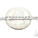 Mens 14k Solid White Gold Curb Chain 20 Inches 3mm   47190 - Image 3