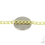 Mens 10k Solid Yellow Gold Curb Chain 26 Inches 6.8mm   47206 - Image 3