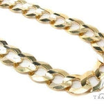 Mens 10k Solid Yellow Gold Cuban/curb Chain 26 Inches 9.3mm   47212 - Image 1