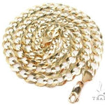 Mens 10k Solid Yellow Gold Cuban/curb Chain 26 Inches 9.3mm   47212 - Image 5