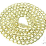Mens 10k Solid Yellow Gold Curb  Link Chain 24 Inches 7.2mm   47282 - Image 4