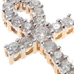 10K Gold Ankh Cross Pendant 64465