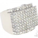 14K White Gold Hip Hop Premiere Ring 65186 - Image 1