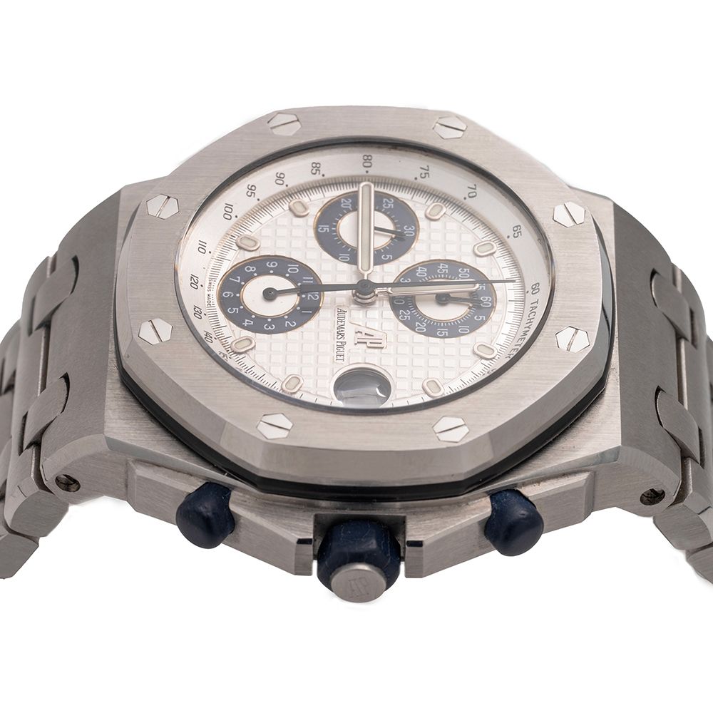 Audemars Piguet 42mm Offshore 25721ST Navy Dial 69720 – TraxNYC