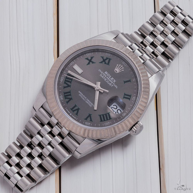 Rolex Datejust 41mm 126334 Wimbledon Dial Jubilee Bracelet BOX & PAPERS 2021 69727 - Image 4