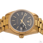 Rolex Day-Date 36mm 18038 Black Stick Dial President Bracelet 69728 - Image 3