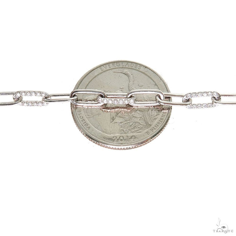 Paperclip Diamond Bracelet 69792