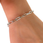 Paperclip Diamond Bracelet 69792