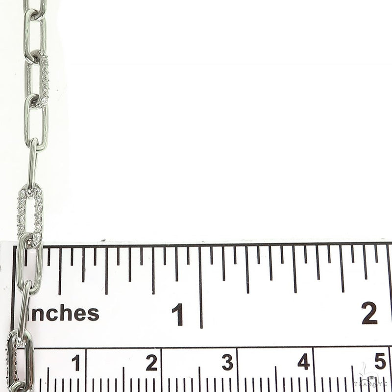 Paperclip Diamond Bracelet 69792