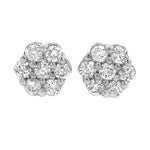Floral Radiance Diamond Earrings 65276
