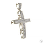 10K Gold Junior Diamond Cross 10383 - Image 2