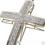 10K Gold Junior Diamond Cross 10383 - Image 3