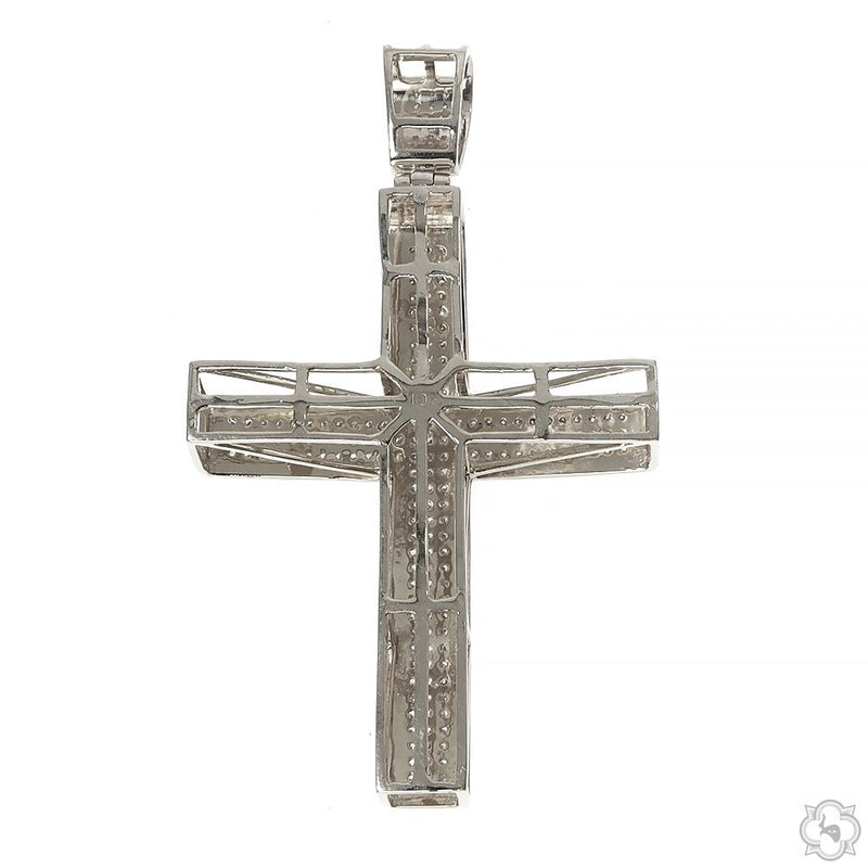 10K Gold Junior Diamond Cross 10383 - Image 4