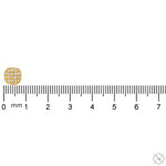 14k Gold Diamond Cluster Earrings 64839