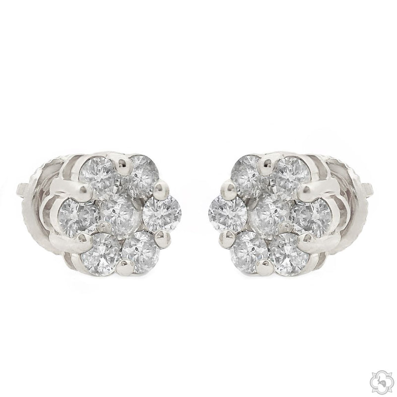 Flower Diamond Earrings 304