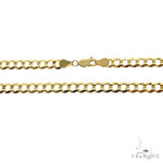 Mens 14k Solid Yellow Gold Cuban/curb Chain 24 Inches 5.7mm 70601 - Image 5