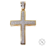 10K Gold Junior Diamond Cross 10383 - Image 6