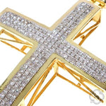 10K Gold Junior Diamond Cross 10383 - Image 8